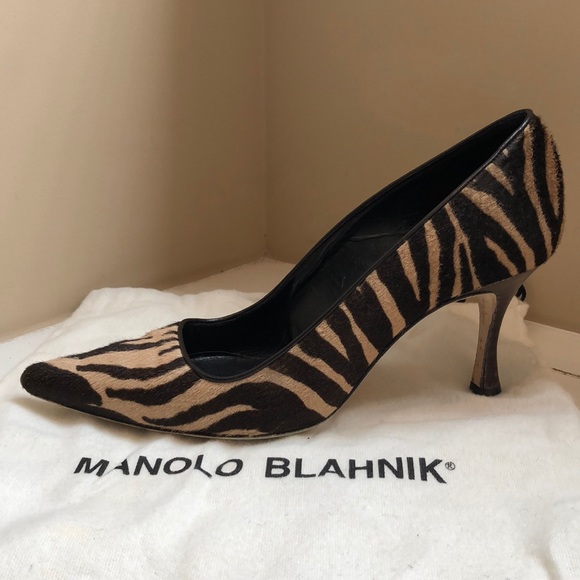 Manolo Blahnik PARA zebra print pump - Picture 9 of 13